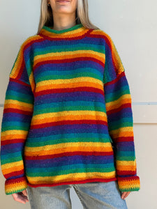 rainbow knit