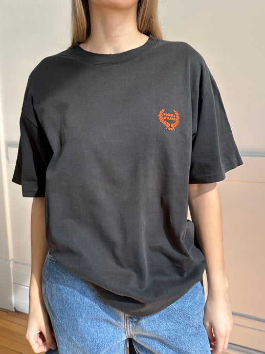 russell single stitch tee