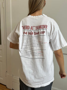 weird al yankovic 1996 tour tee