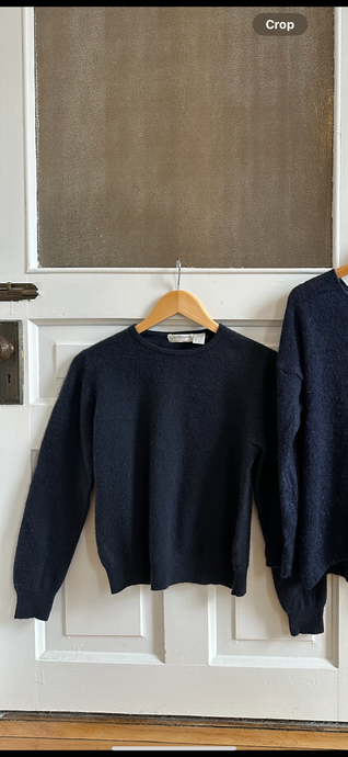 navy cashmere sweater