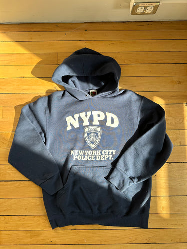nypd navy hoodie