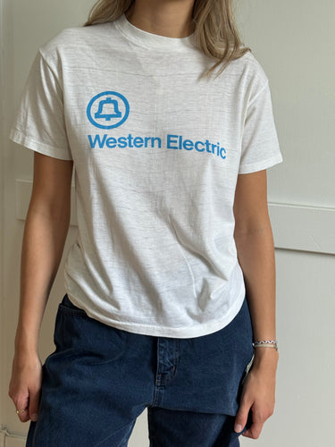80s western electric tee