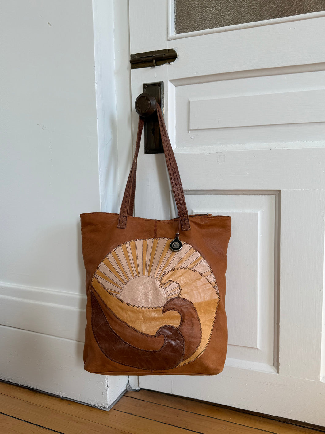 The Sak leather sunset tote