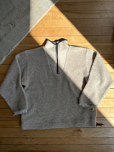 deep pile fleece sweater