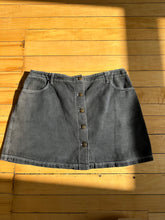 Load image into Gallery viewer, energie denim button up skirt 34&quot;