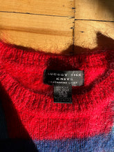 Load image into Gallery viewer, plaid mohair cropped sweater