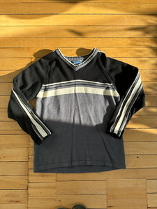 90s striped vneck sweater