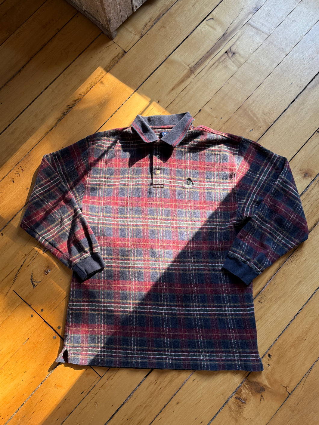 izod plaid long sleeve