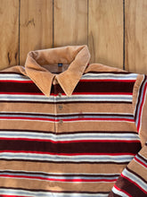 Load image into Gallery viewer, striped velour shirt