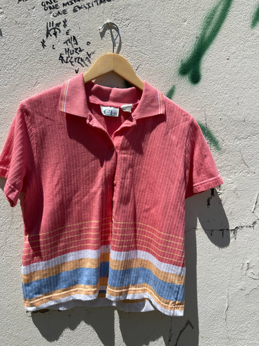 striped knit tee
